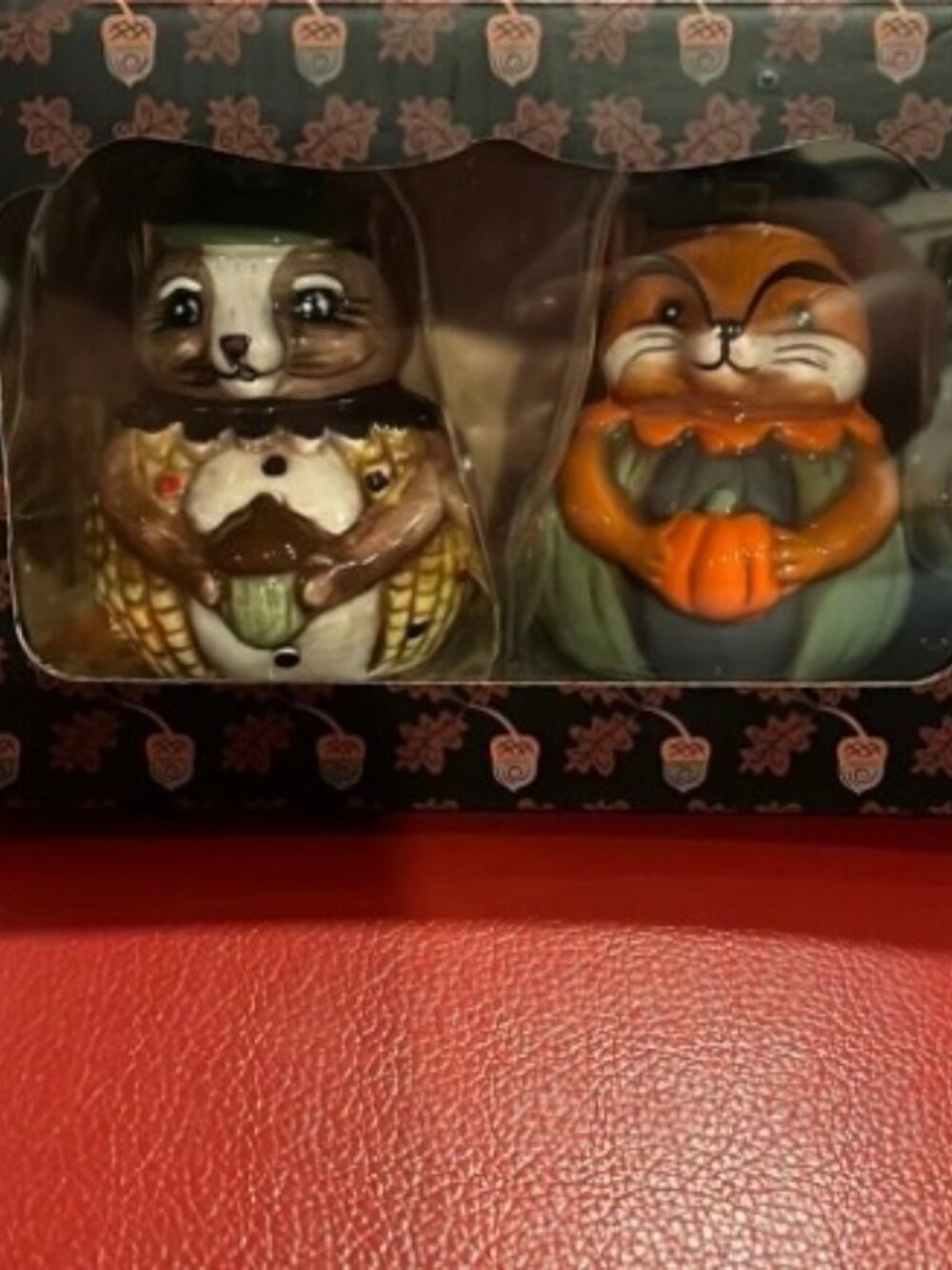 NWT Johanna Parker Thanksgiving Salt and Pepper Shaker Set